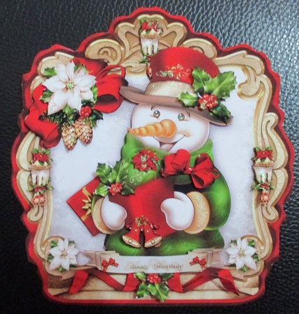 Cute Snowman Carol Singer Mini Kit by Davina Rundle