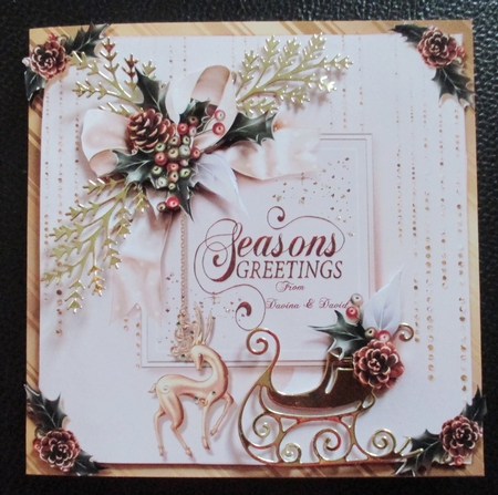 White Christmas Wordart Card Front Bundle. by Davina Rundle