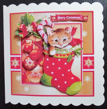 Purrfect Christmas Greetings by Davina Rundle