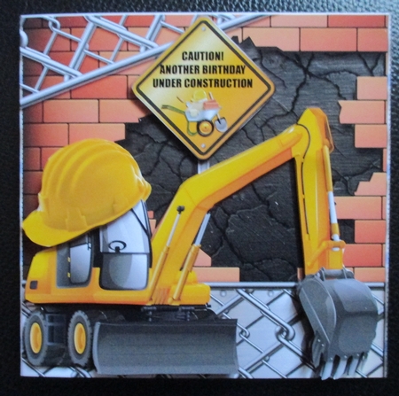 Under Construction - Digger by Davina Rundle