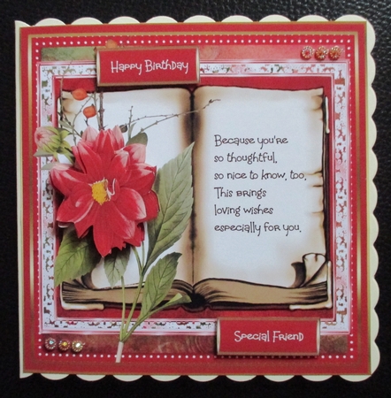 Red Dahlia by Davina Rundle