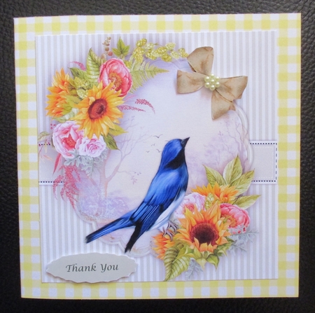 Beautiful Flycatcher and Sunflowers  by Davina Rundle