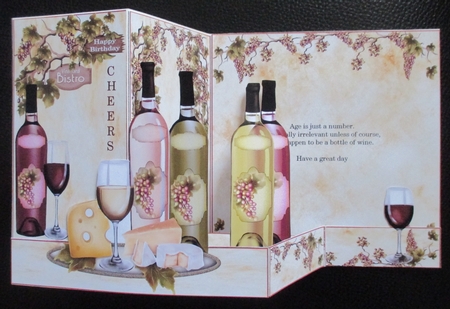 Z Fold Cheers including Template by Davina Rundle