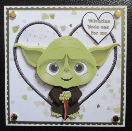 Valentine Yoda one for me  by Davina Rundle