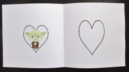 Valentine Yoda one for me insert by Davina Rundle