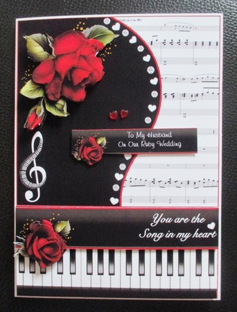 music and roses mini kit by Davina Rundle
