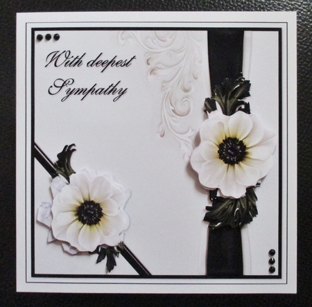 8x8 with deepest sympathy mini kit by Davina Rundle