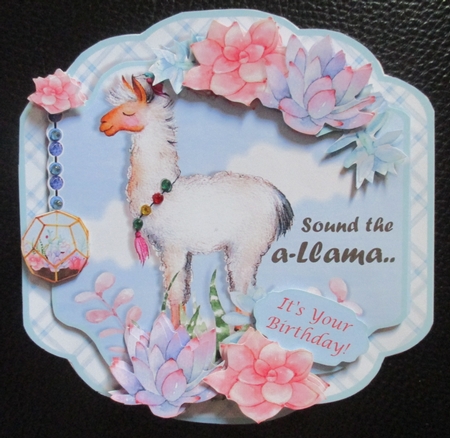SPRING BEGINNINGS - Sound the a-Llama! by Davina Rundle