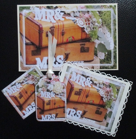 wedding Toppers with tags  by Davina Rundle