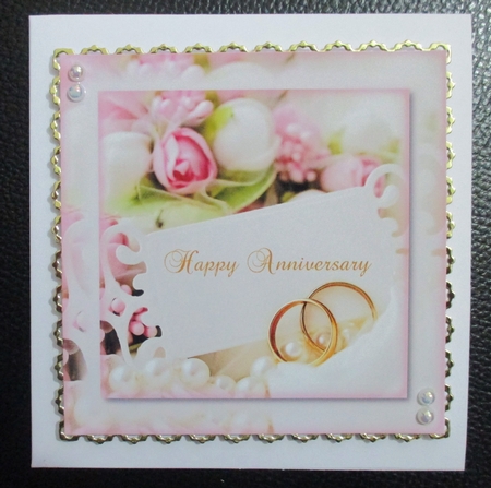 Wedding Anniversary Toppers and Tags 1 by Davina Rundle