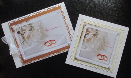 Wedding Anniversary Toppers and Tags 23 by Davina Rundle