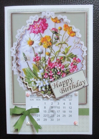 Birthday Floral Quick card by Davina Rundle