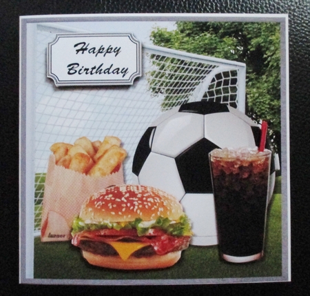 Football, net and fast food by Davina Rundle