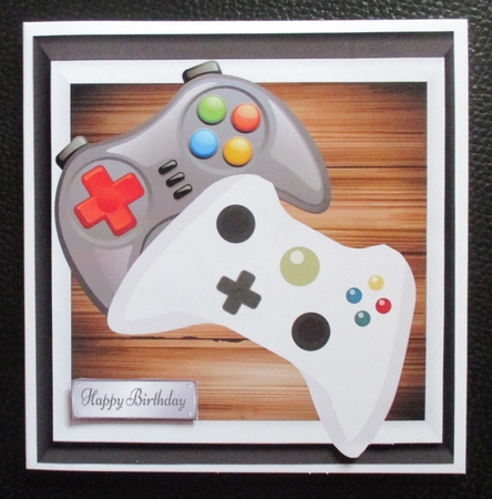 Gaming Controllers 8x8 by Davina Rundle