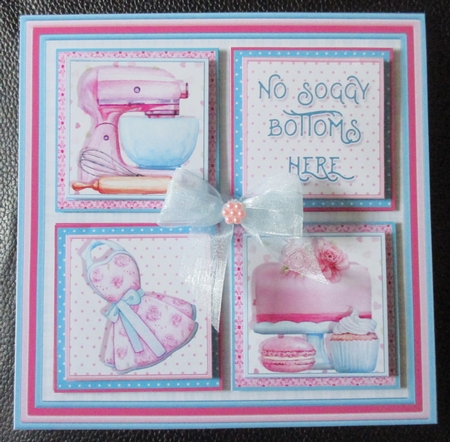 SOGGY BOTTOMS Baking 7.5 Quick Layer Card & Insert Mini Kit by Davina Rundle