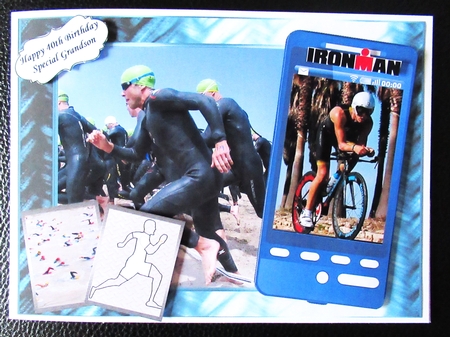 Triathlon Phone Card - Male by Davina Rundle
