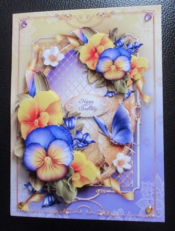 Spring Summer Pansies Mini Kit by Davina Rundle