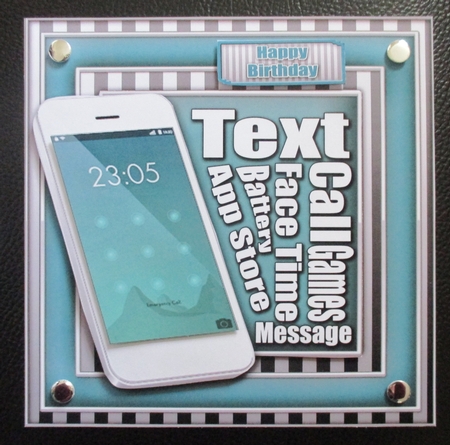 Mobile 8x8 Decoupage Mini Kit by Davina Rundle