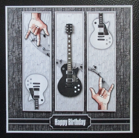 Rocking Out 8x8 Decoupage Mini Kit by Davina Rundle