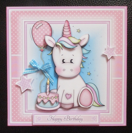 Birthday Unicorn Mini Kit - With Age Badges 1 to 4 Years by Davina Rundle