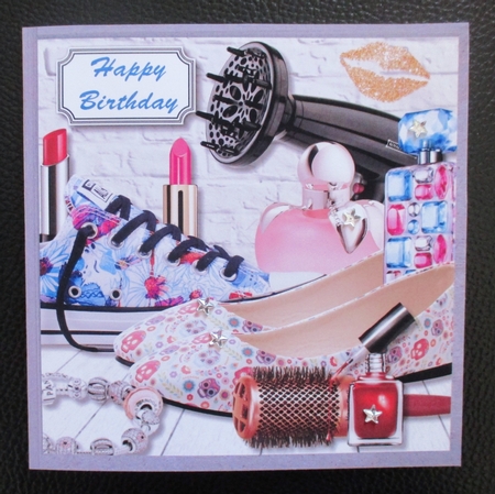 Teenage themed girl card by Davina Rundle