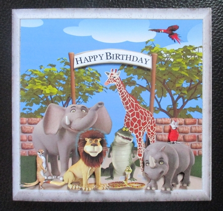Age Card 1-9 Zoo Animals by Davina Rundle