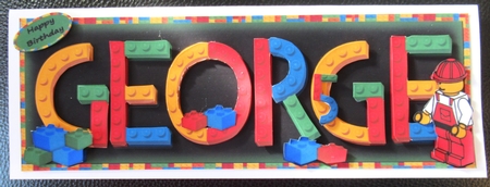 George - Building Block Name DL by Davina Rundle