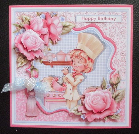 BAKING LADY 7.8 Decoupage & Insert Mini Kit by Davina Rundle