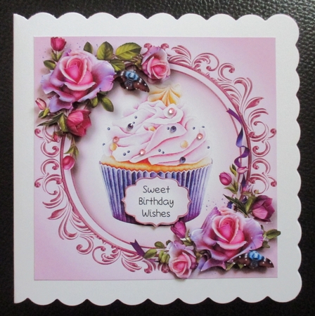 Sweet Birthday Wishes - cupcake by Davina Rundle