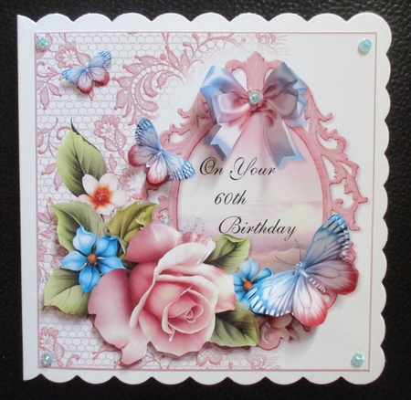 Butterflies and Roses Blank by Davina Rundle