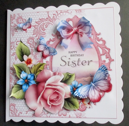 Butterflies and Roses Sister  by Davina Rundle