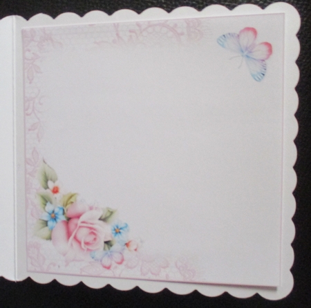 Butterflies and Roses Insert by Davina Rundle