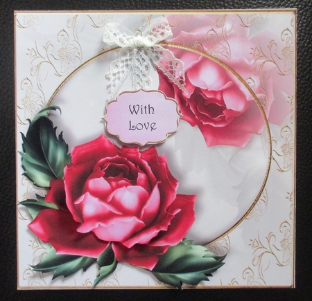 Beautiful Deep Pink Rose by Davina Rundle