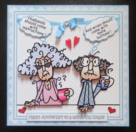 8x8 Stella and Gus anniversary wishes mini kit by Davina Rundle