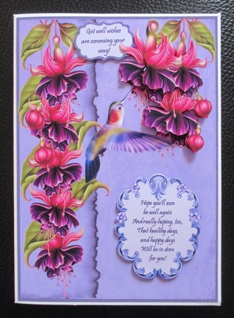 Petals and wings Mothers day get wel by Davina Rundle