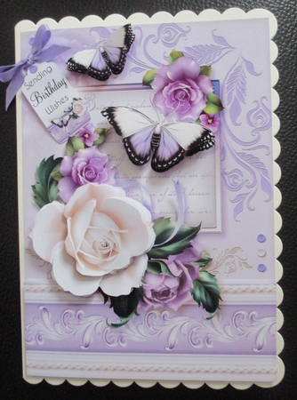 Violet Butterfly Delight by Davina Rundle