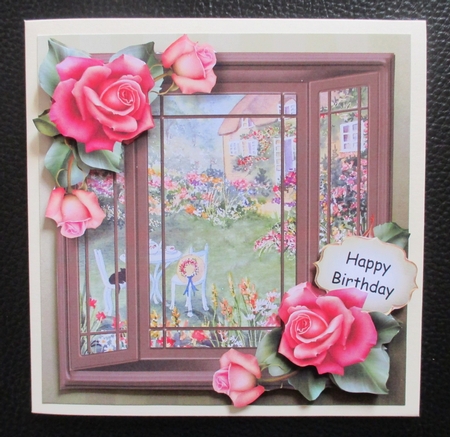 The Bay Window - Downton Roses by Davina Rundle