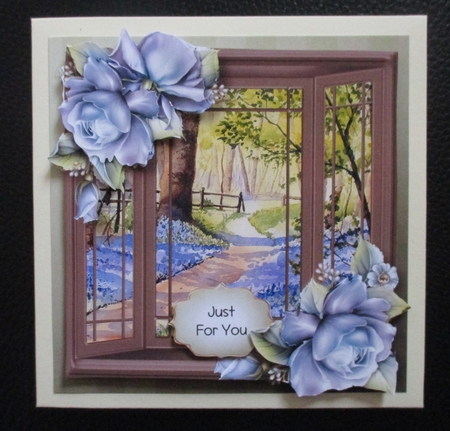 The Bay Window - Porcelain Roses by Davina Rundle