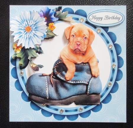 8x8 puppy in boot mini kit by Davina Rundle