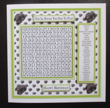 Wordsearch BOWLS by Davina Rundle