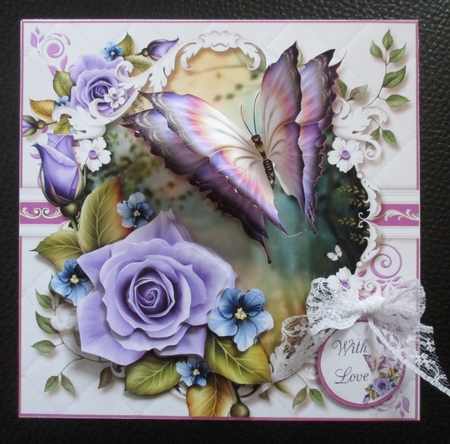 Lovely Lilac Butterfly by Davina Rundle