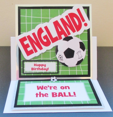Footbal Easel Card by Davina Rundle