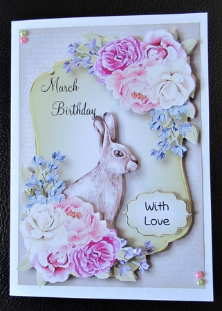 The March Hare & Beautiful Blooms by Davina Rundle