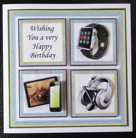 TEENAGE BOY & MALE ACCESSORIES 7.5 Quick Layer Card Mini Kit by Davina Rundle