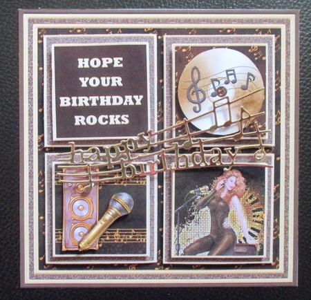 CONCERT NIGHT MUSIC 7.5 Quick Layer Card & Ages Mini Kit by Davina Rundle