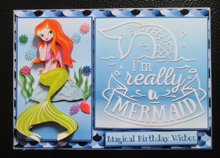 5x7 IM REALLY A MERMAID  by Davina Rundle