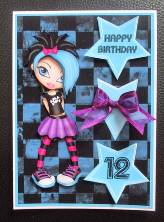 5x7 PUNK GIRL MINI KIT by Davina Rundle