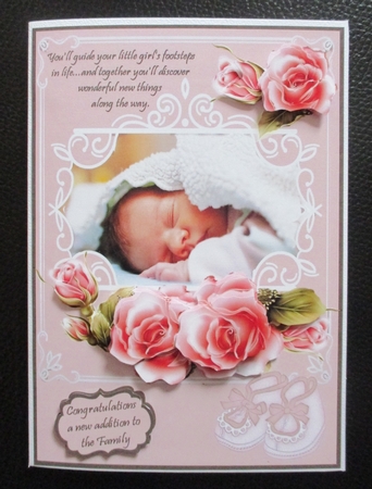 Your little girls footsteps A5 by Davina Rundle
