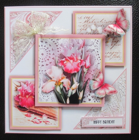Iris and Lace Card Kit by Davina Rundle