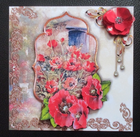 Misty Morning - Poppies by Davina Rundle